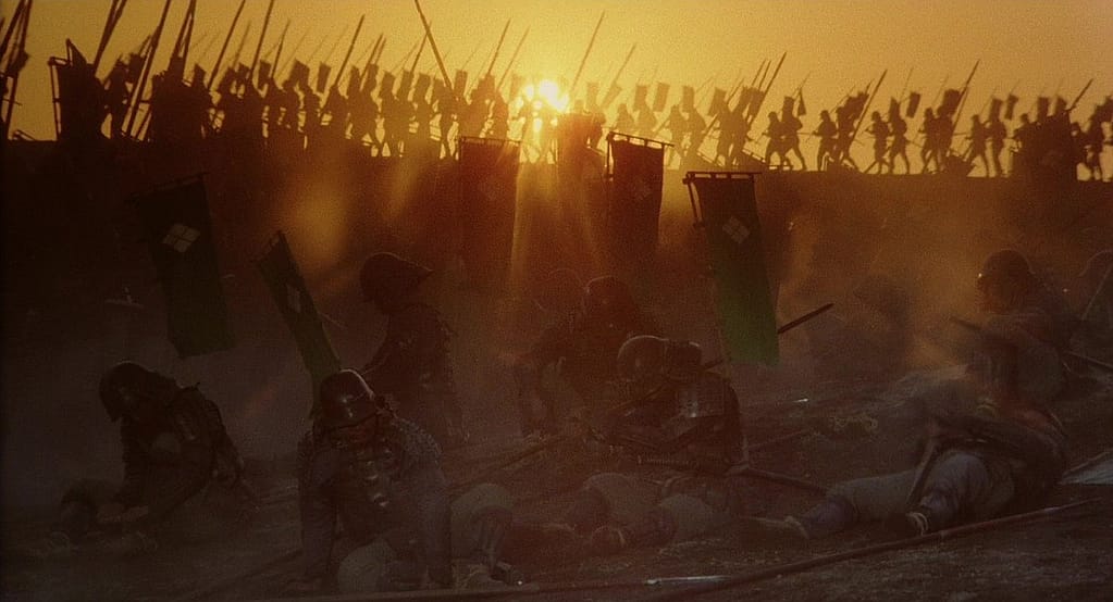 Kagemusha: cuando Kurosawa pintaba la guerra con luz y sangre Música, imagen y arte