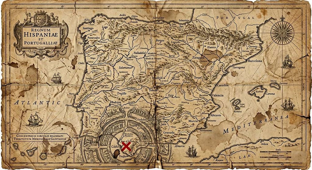 El-mapa-1024x559 Las ruinas del deseo: Eleine Marlowe y la puerta de Atlantis, la tercera novela cinematográfica de la historia | COMPLETA