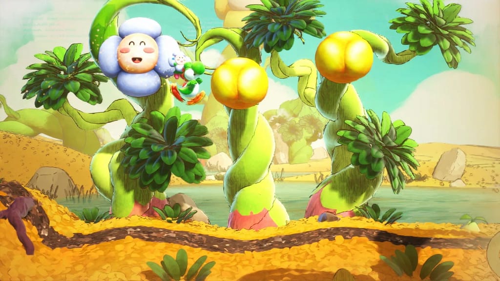 nintendoswitch2_yoshiandthemysteriousbook_scrn11.jpeg-1024x576 Análisis de 'Yoshi and the Mysterious Book' o la poética del asombro: cuando Nintendo convierte el juego en un acto de lectura