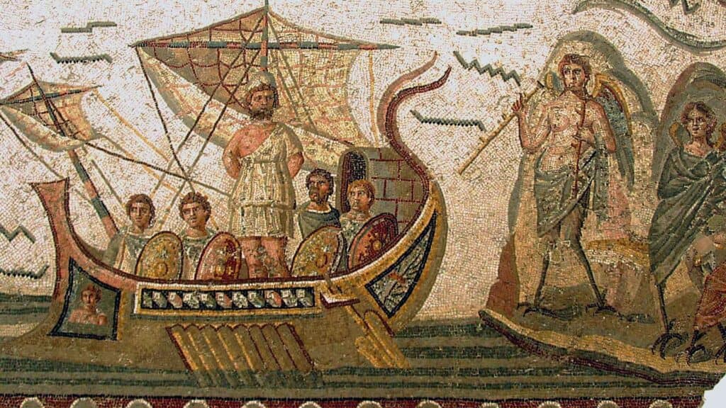 mosaic-bardo-museum-1024x576 Análisis fílmico del tráiler de La Odisea de Christopher Nolan: luz, silencio y mito