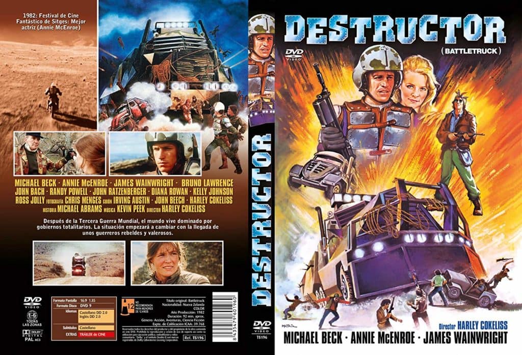 Ver Gratis DESTRUCTOR (1982) | Película exploitation de videoclub de los 80s: Mad Max + El Diablo sobre ruedas LUCENPOP FAMOSAS ESPAÑOLAS DESNUDAS