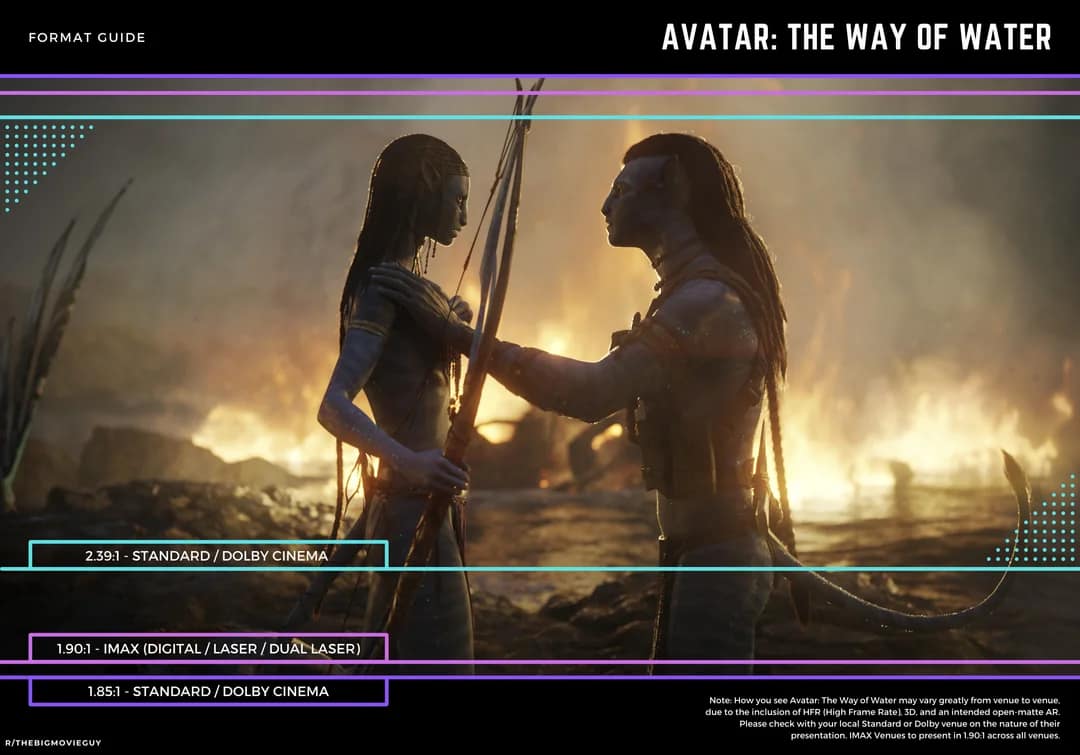 Tarantino no, Cameron sí: cómo ver Avatar: fuego y ceniza como fue concebida (y no como una proyección cualquiera) 1 avatar the way of water format guide final v0 oibuyk0mkc3a1