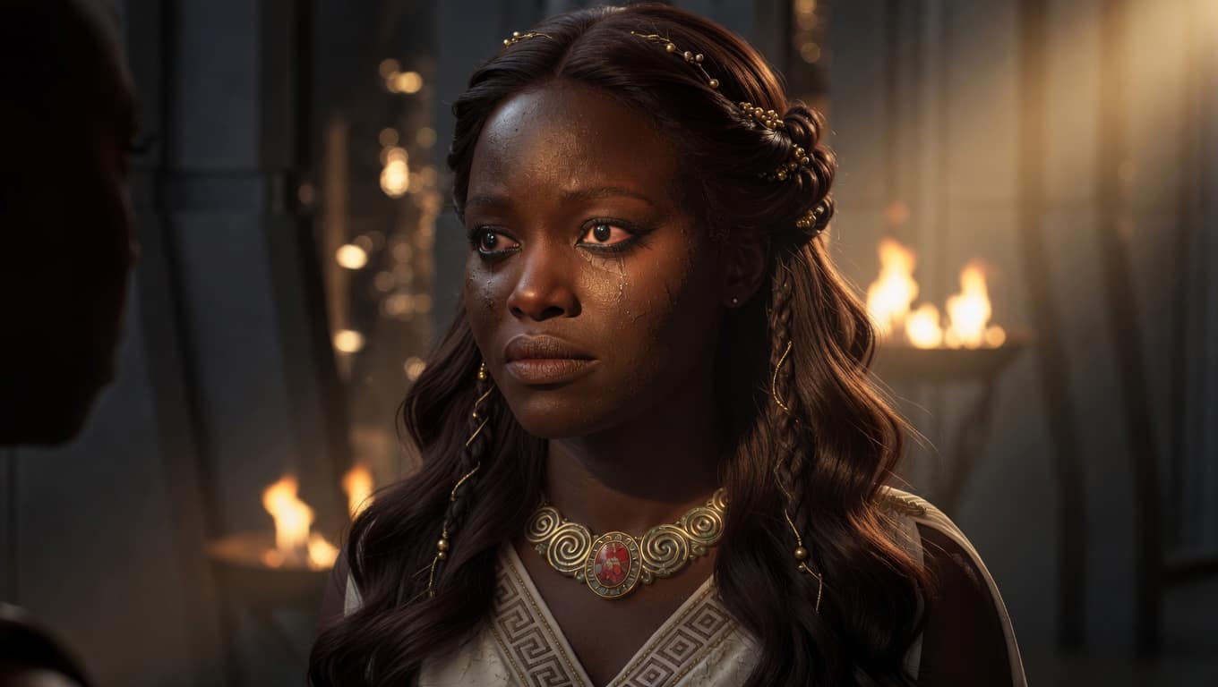 Elon Musk, Christopher Nolan y Helena de Troya: cuando el casting deja de ser cine para convertirse en campo de batalla cultural 2 Lupita Nyong'o como Helena de Troya