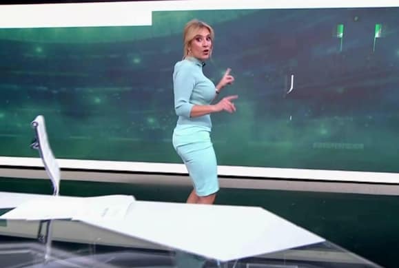Rocío Martínez sexy o la perfección fetiche de pechos y culo en Antena 3 y El Chiringuito Celebrities 