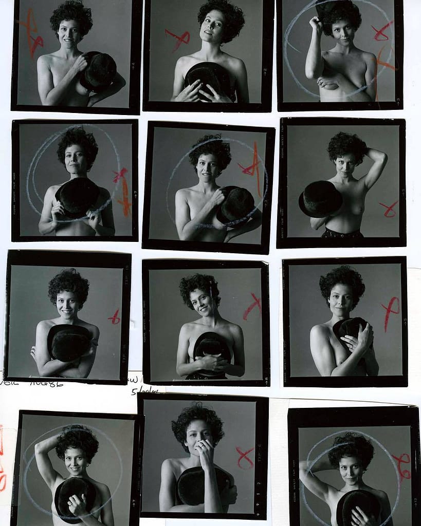 El desnudo perdido de Sigourney Weaver Actrices desnudas