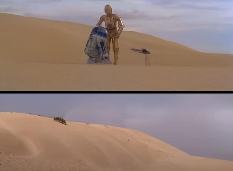 De los desiertos tunecinos al mito eterno: los paisajes de Star Wars (1977) ayer y hoy CINE Y VIDEOJUEGOS 