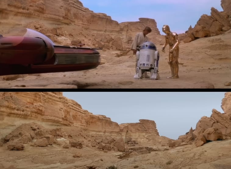 De los desiertos tunecinos al mito eterno: los paisajes de Star Wars (1977) ayer y hoy CINE Y VIDEOJUEGOS